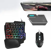 Conversor de teclado e mouse, suporte para celular G4, alta sensibilidade, 5.0, conversor de teclado e mouse para reproduzir durante o carregamento do celular