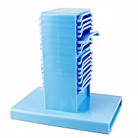 Vista 3 de 1 pc Nuevo laboratorio dental impresión bandeja yeso titular soporte caso (azul)