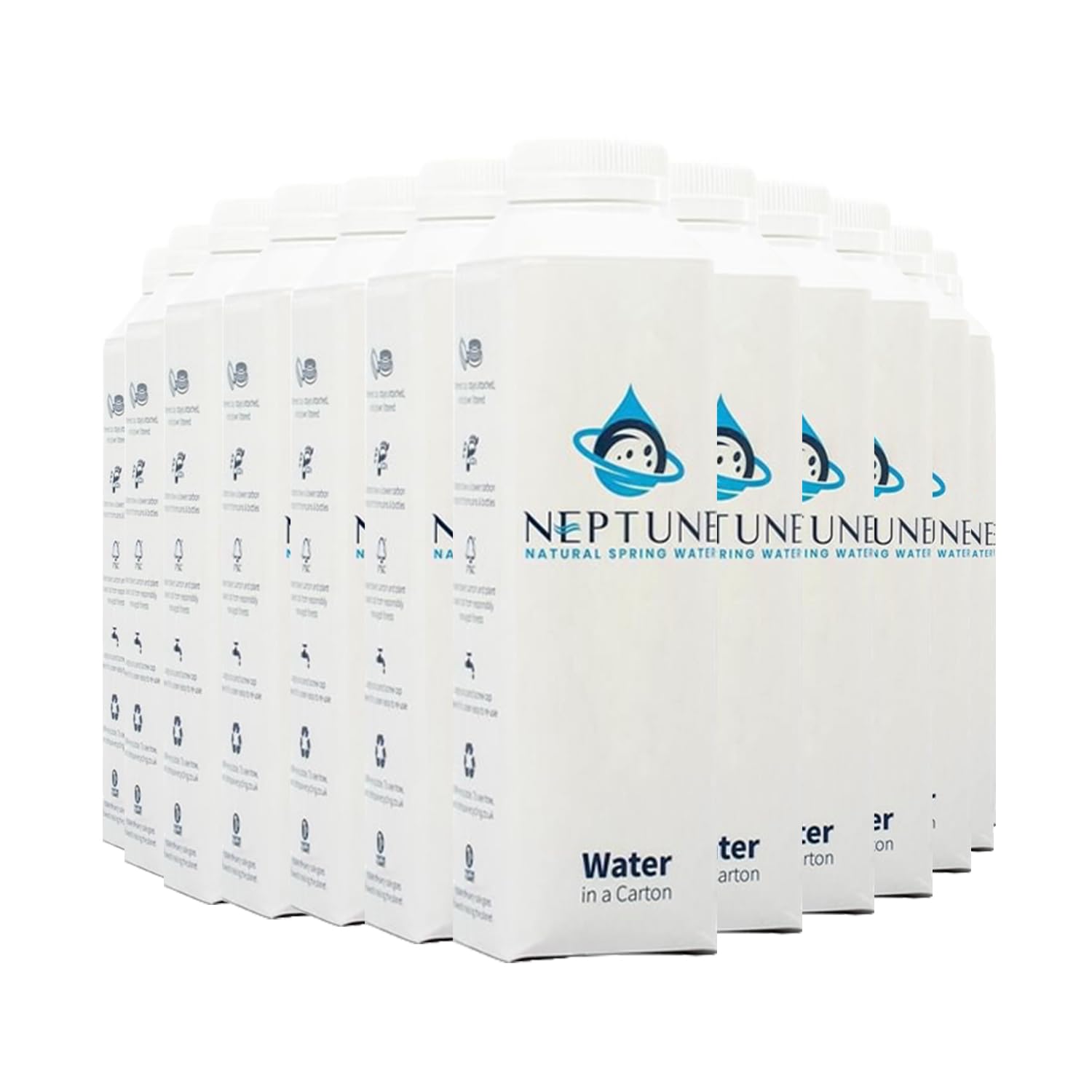 Neptune Natural Spring Water in 500ml Carton – Case of 12