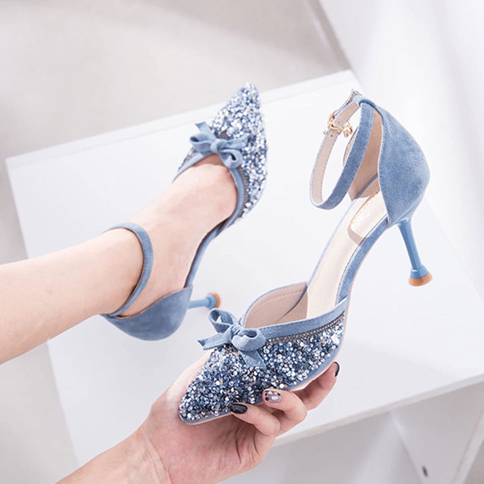 100 Strass A Goccia In Cristallo Blu Da Cucire – Perline Flatback Per Abiti Fai Da Te E Gioielli