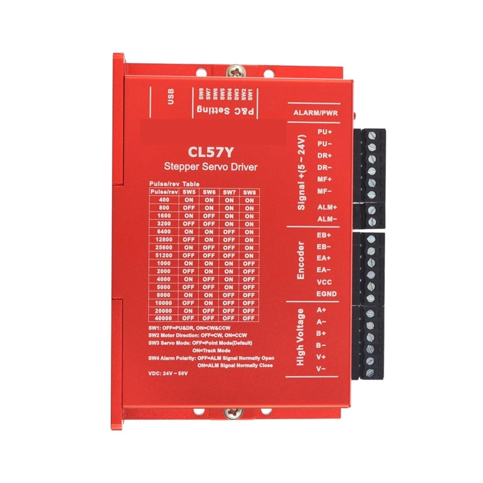 3Nm Nema 23 Closed Loop Servo Stepper Motor with Encoder CL57Y Driver & Power Supply CNC Kit