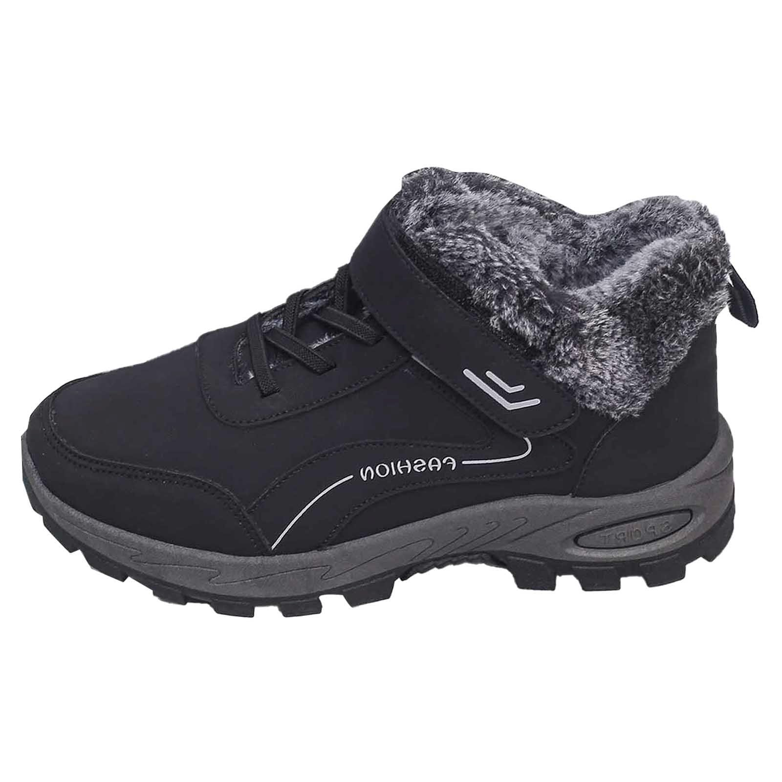 Apres Ski Femme Bottes De Neige Hiver Chaussure Raquette Bottine Botte Chaud Bottines Imperméable Snow Boots Raquettes À Adulte Chaude Fourrées Après-Ski Chaussures Randonnée D'hiver Grand Froid