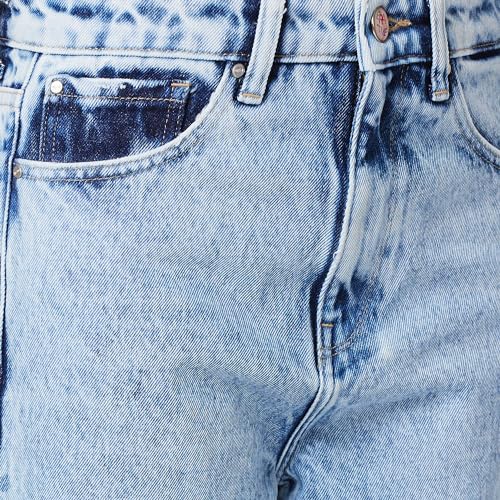 Image of Spykar High Rise Wide-Leg Loose Fit Jeans for Women