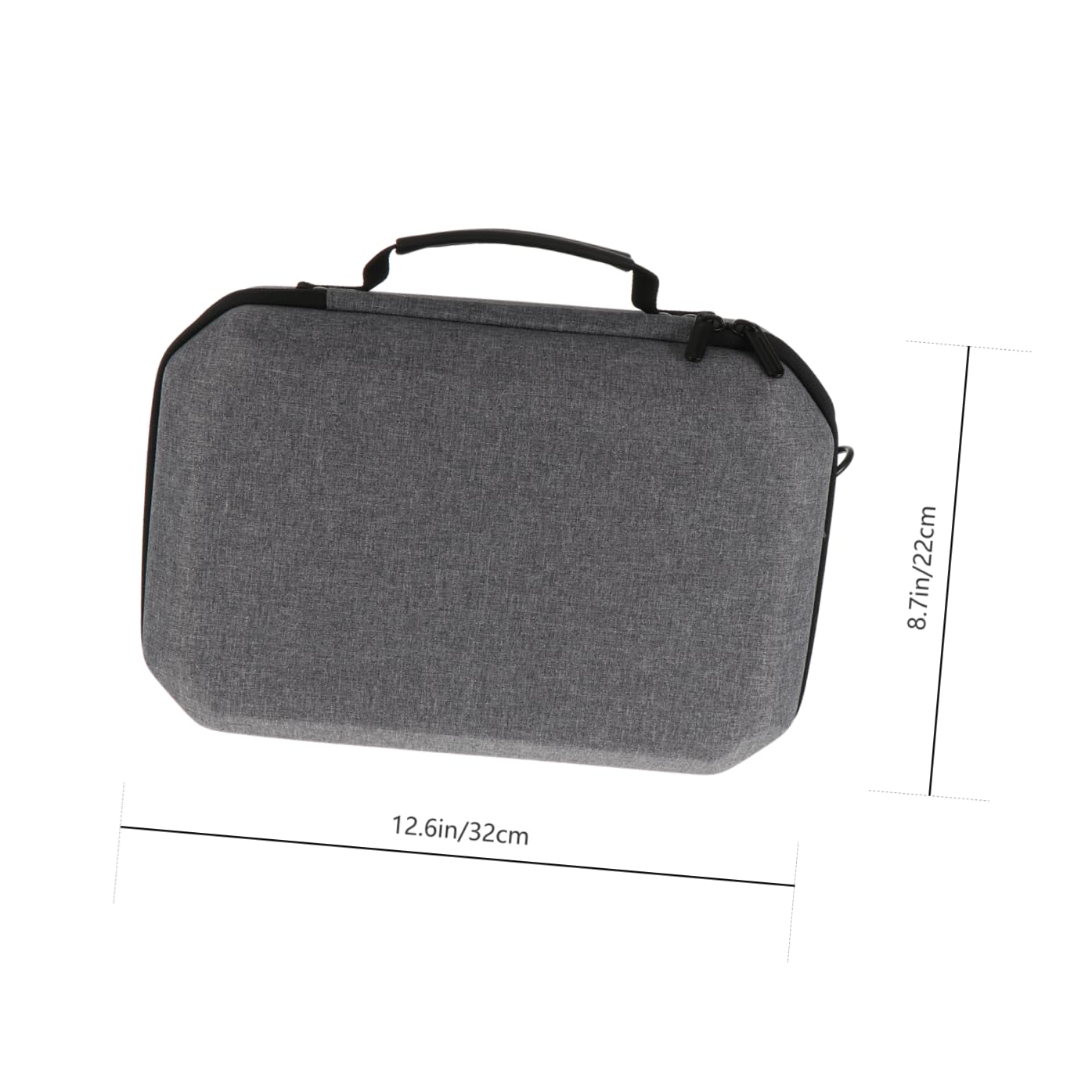 OSALADI Caja de Almacenamiento para Gafas VR de Eva Bolsa Protectora Prueba de Golpes Compatible con Visores VR Viaje y Almacenamiento