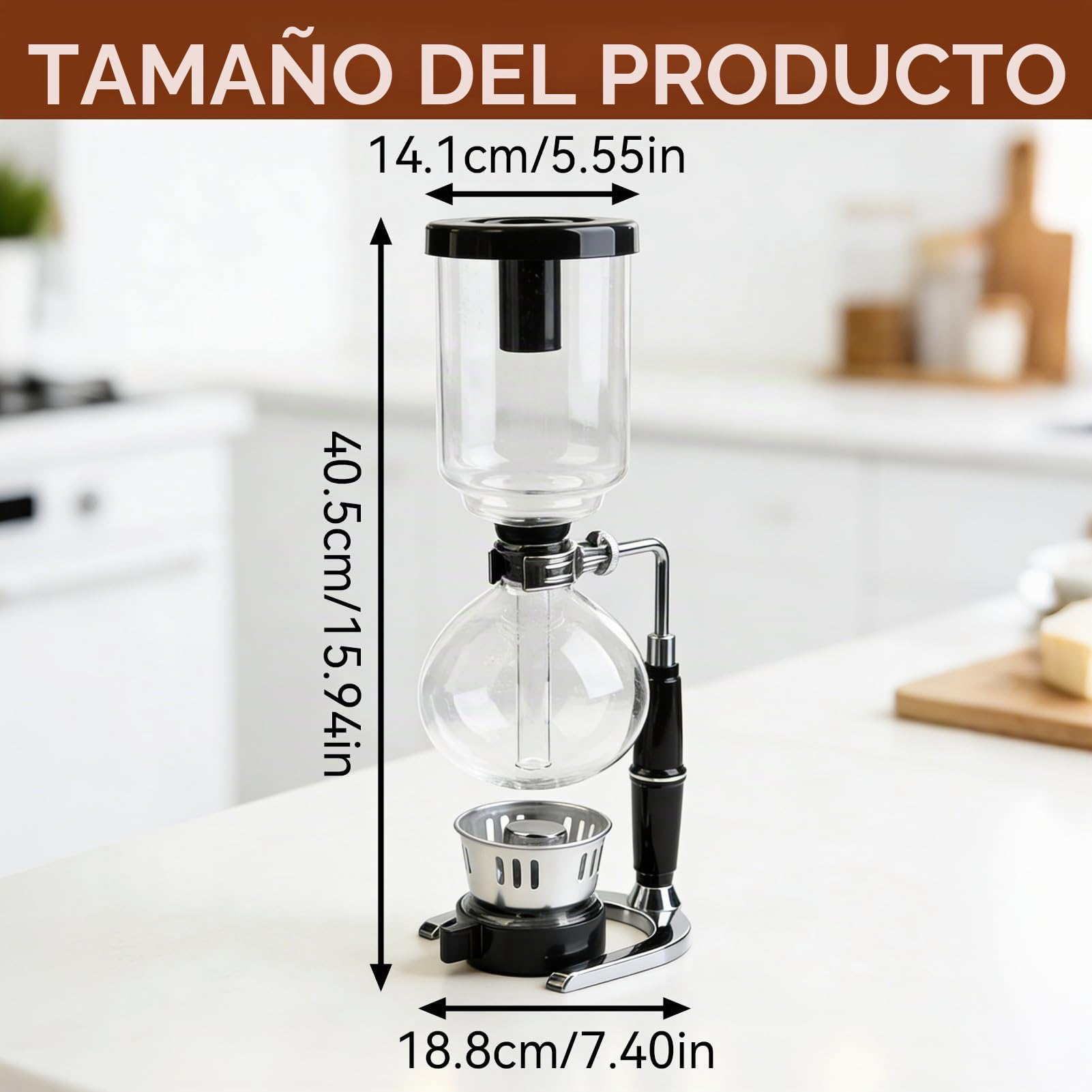 Cafetera Elaborada A Mano, Base Estable Tipo Sifón Verter Sobre La Cafetera Goteador De Café Cafeteras Para Café Frío Máquinas De Café Cafetero Espresso Cafetero De Sifón Para La Oficina En El Hogar