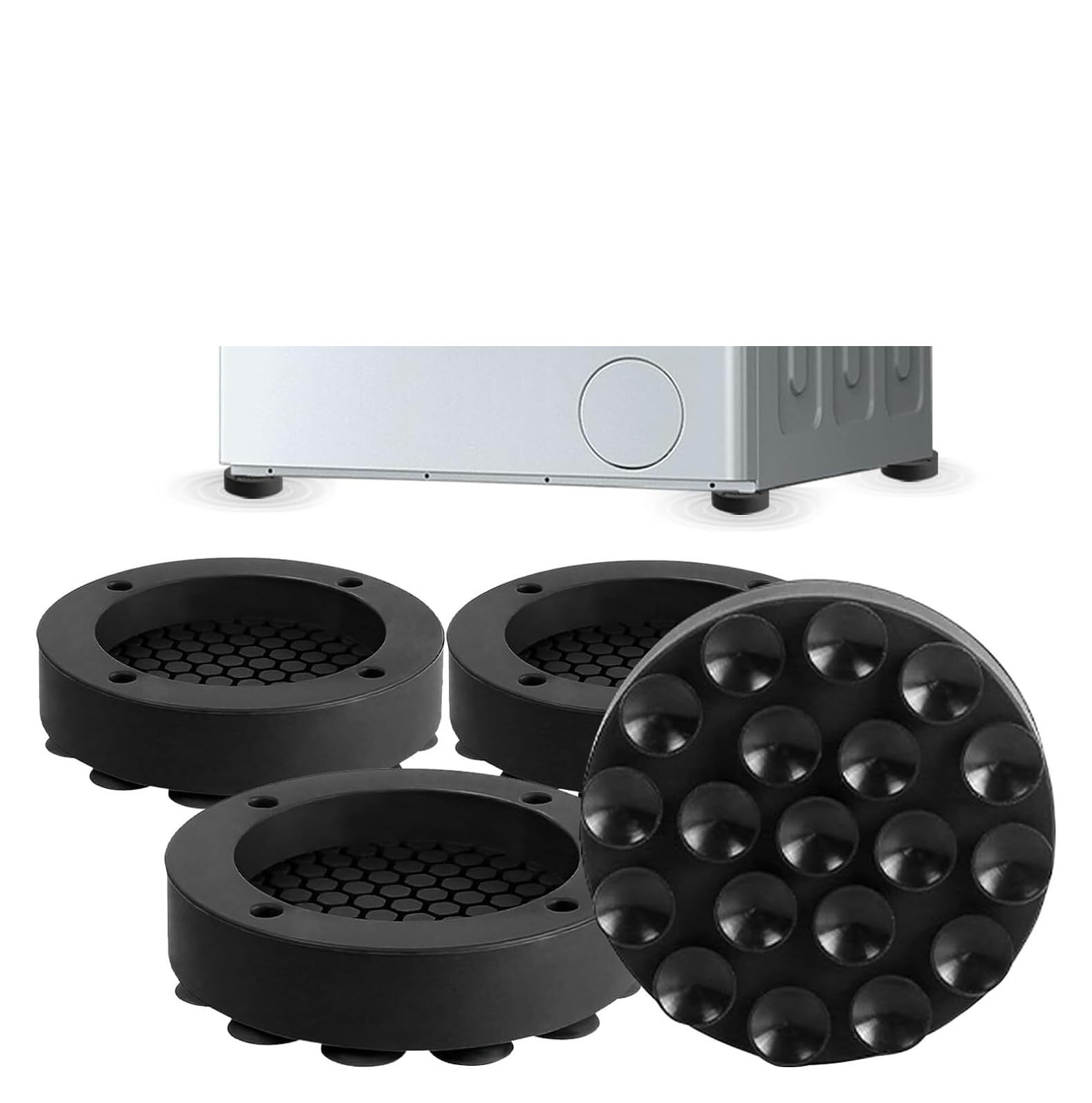 Compatible Con Almohadillas De Goma Antivibración For Lavadora
