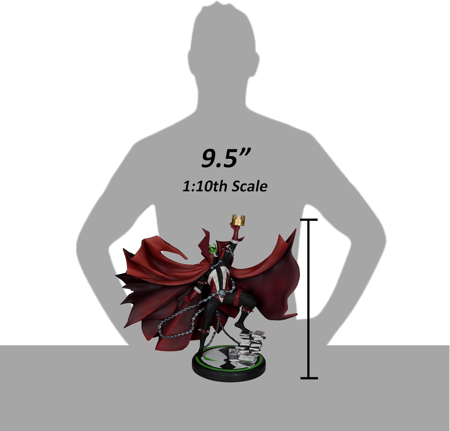 McFarlane Toys - Spawn #301 by Todd McFarlane (Black White & Red All Over) 1:10 Scale Resin Statue