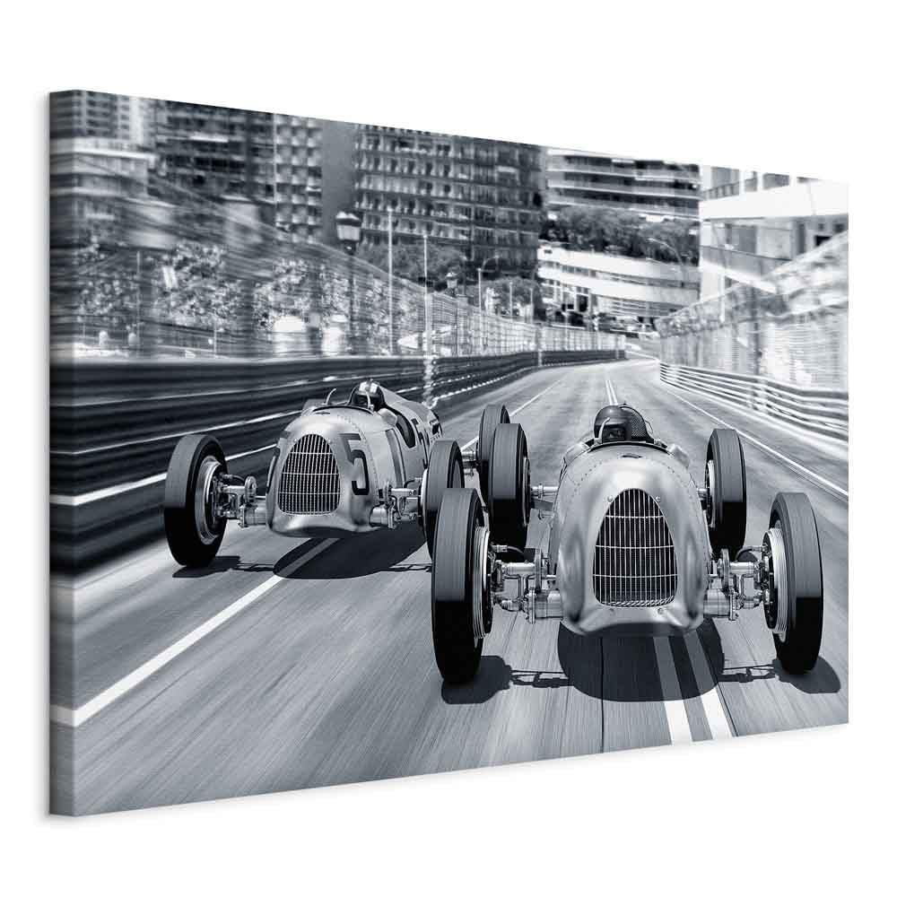 B&D XXL - Akustikbild Poster Auto Vintage, Schallschutz, Wohnzimmer, Büro | Verbessert Raumakustik, reduziert Hall, ideal fürs Büro oder Wohnzimmer, hochwertige Verarbeitung, schnelle Montage, stilvoll