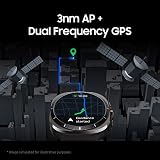 Samsung Galaxy Watch Ultra Smartwatch - 2025 Version, 47mm, Titanium Gray, LTE (CAD Version & Warranty) - Durable Titanium Casing, Cushion Design, Quick Button, AI-Powered Health Monitoring - 7