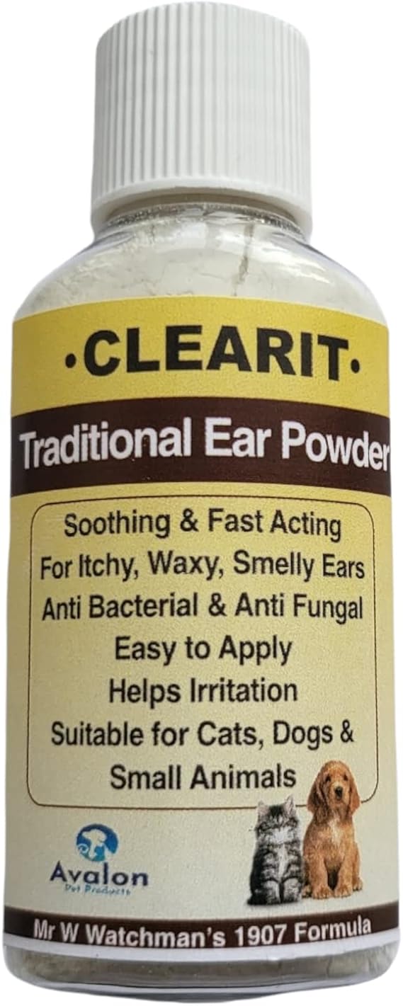 Avalon Pet Products Clearit Traditional Ear Powder Fast Acting Super