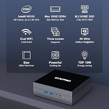 ミニPC GXMO GX55（CPU：第11世代） Amazon.co.jp: MYNVY GXMO GX55 ミニ PC デスクトップ