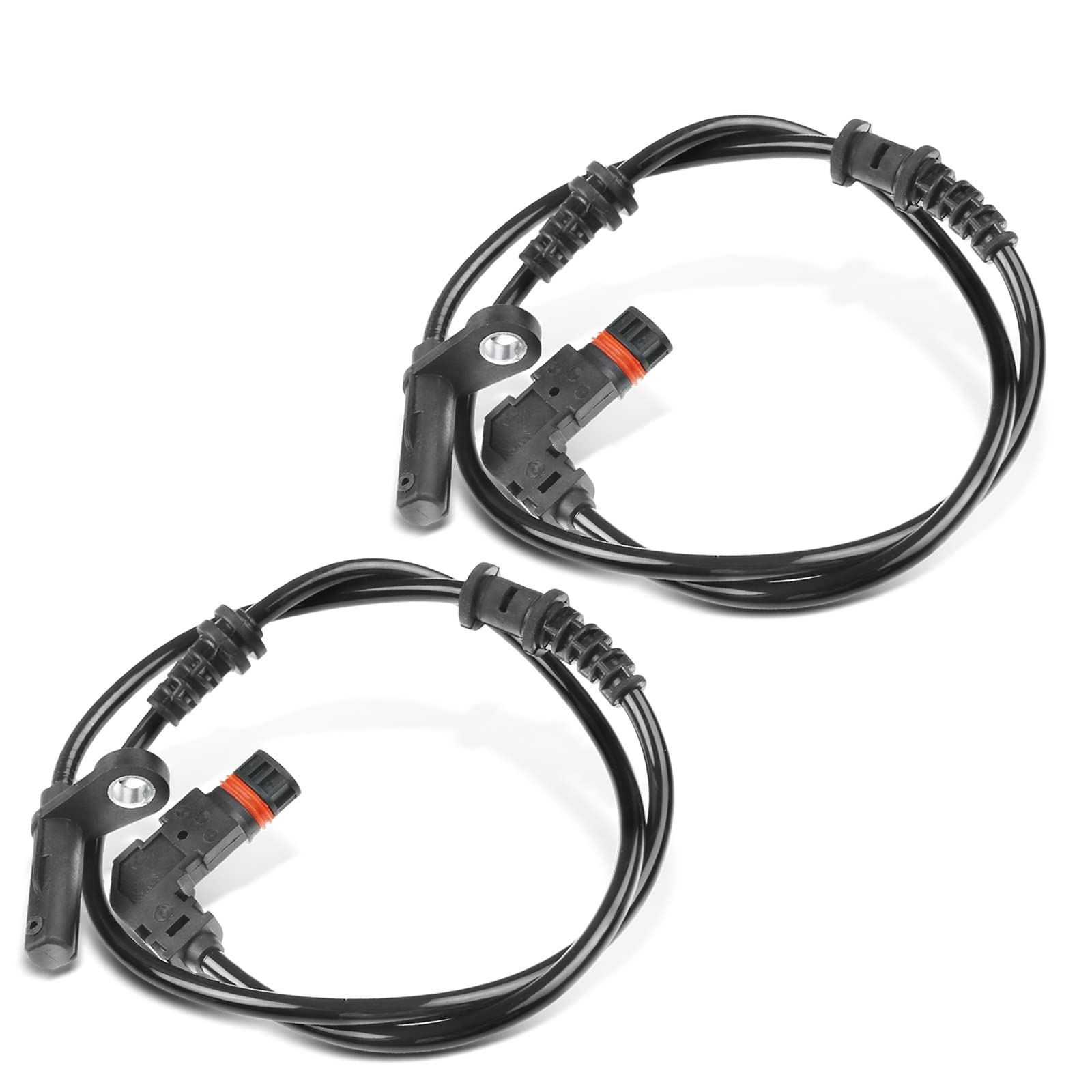 Frankberg 2x ABS Sensor Front Left Right 2-Pins Compatible with W204 C180 C200 C230 C250 C280 C300 C320 C350 2007-2014 S204 C180 C200 C220 C250 C320 C350 2007-2014 Replace# 2049057900