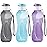 MILTON Water Bottle Kids Reusable Leakproof 12 Oz Plastic Wide Mouth Large Big Drink Bottle BPA & Leak Free with Handle Strap Carrier for Cycling Camping Hiking Gym Yoga - Pastel Colors 3 Pack