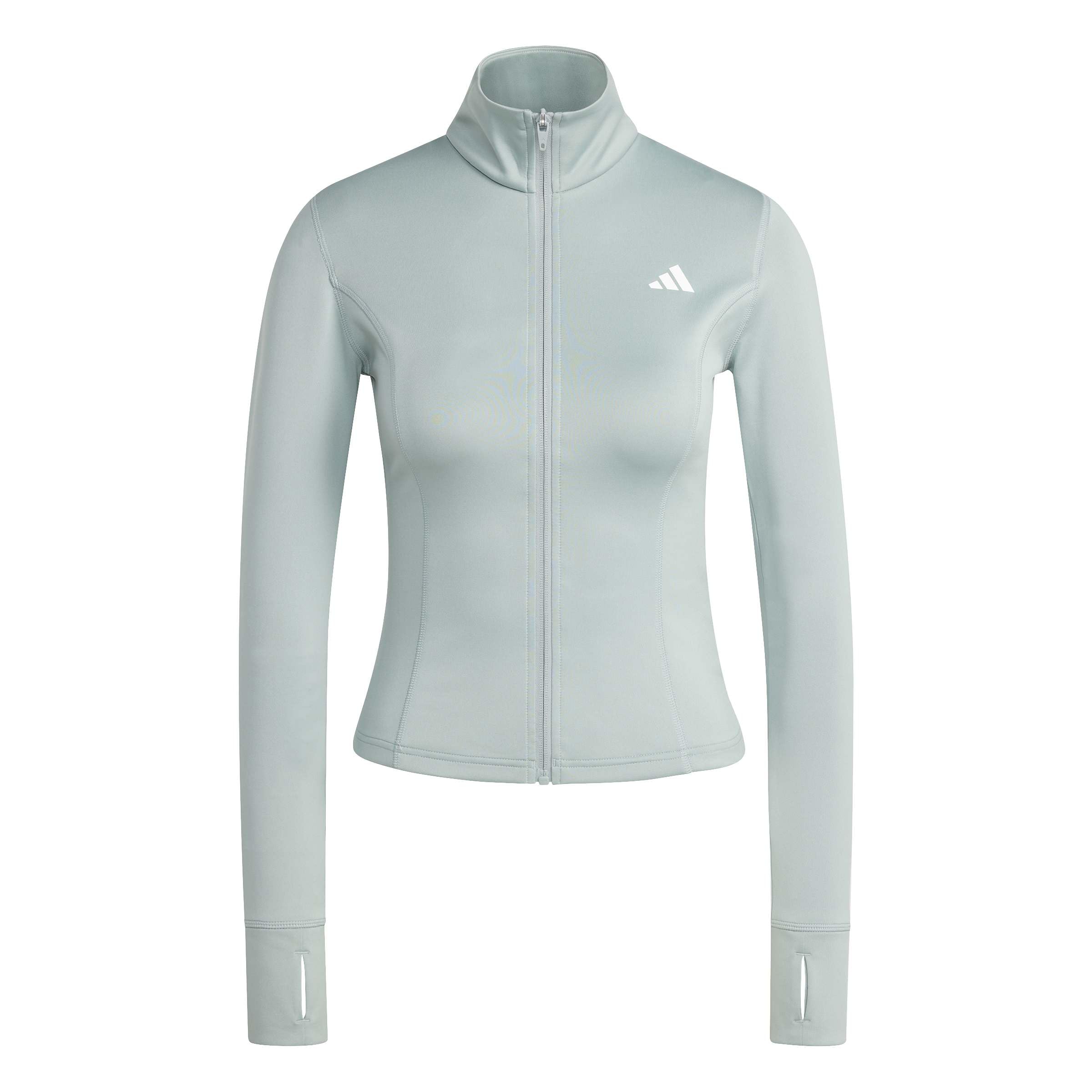 adidas Women's Workout Essentials Zip Through Jacket, Wonder Sage, S