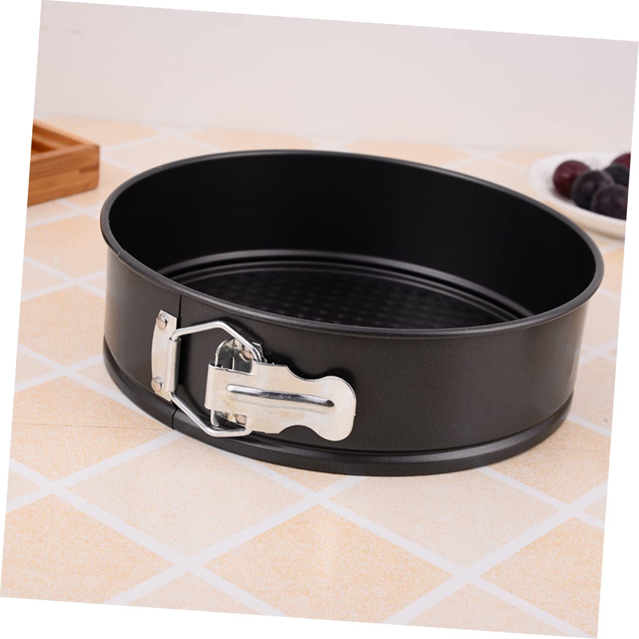 Cabilock 6pieza Moldes Redondos Antiadherentes Para Tartas Hebilla Acero Al Base De Panal Hornear Fiestas Casa Bodas