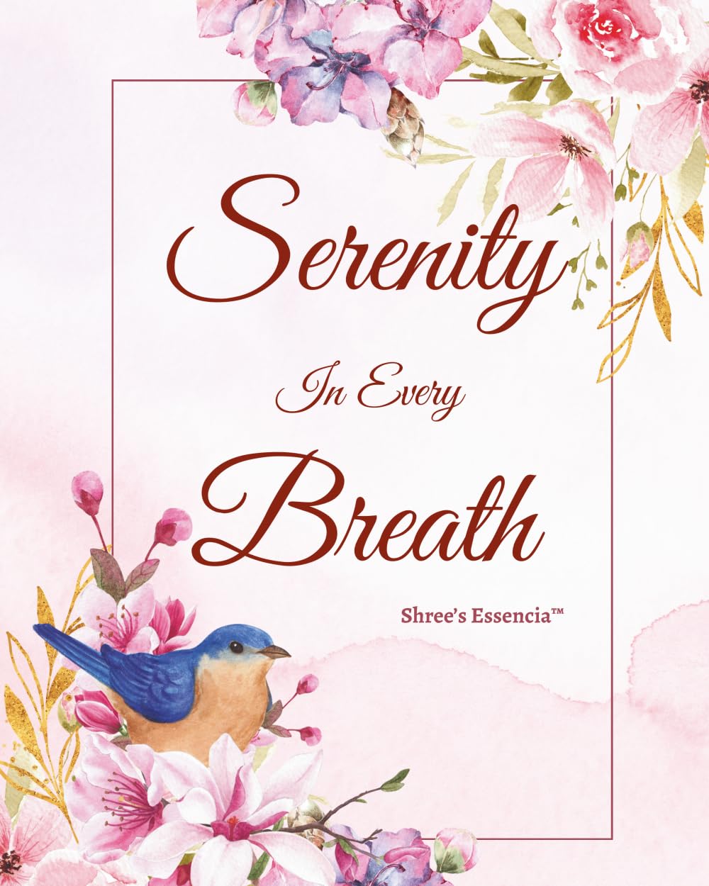 Serenity in Every Breath: Floral Edition Journal