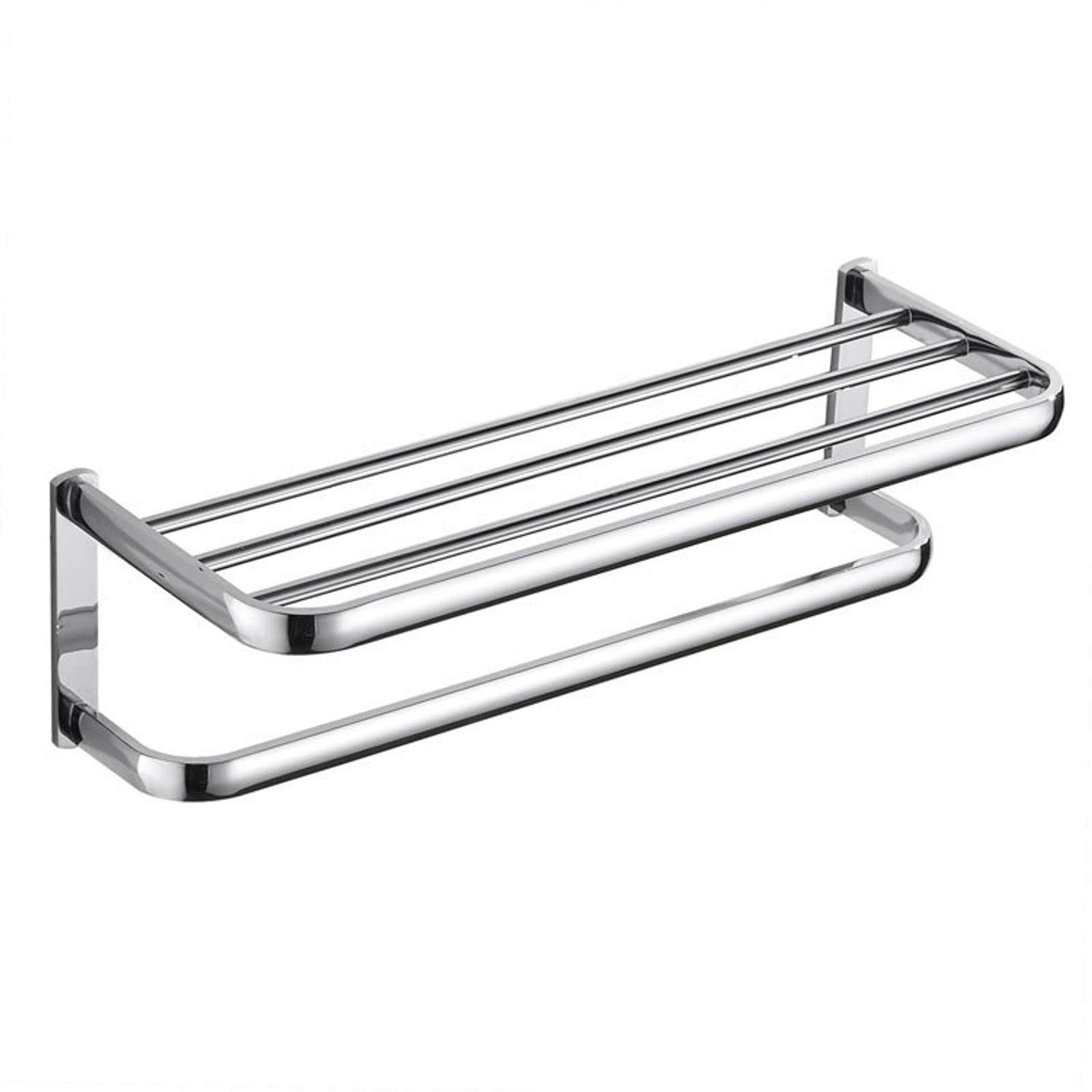 Porte-serviettes de bain antirouille en laiton à bras long 56,5 cm