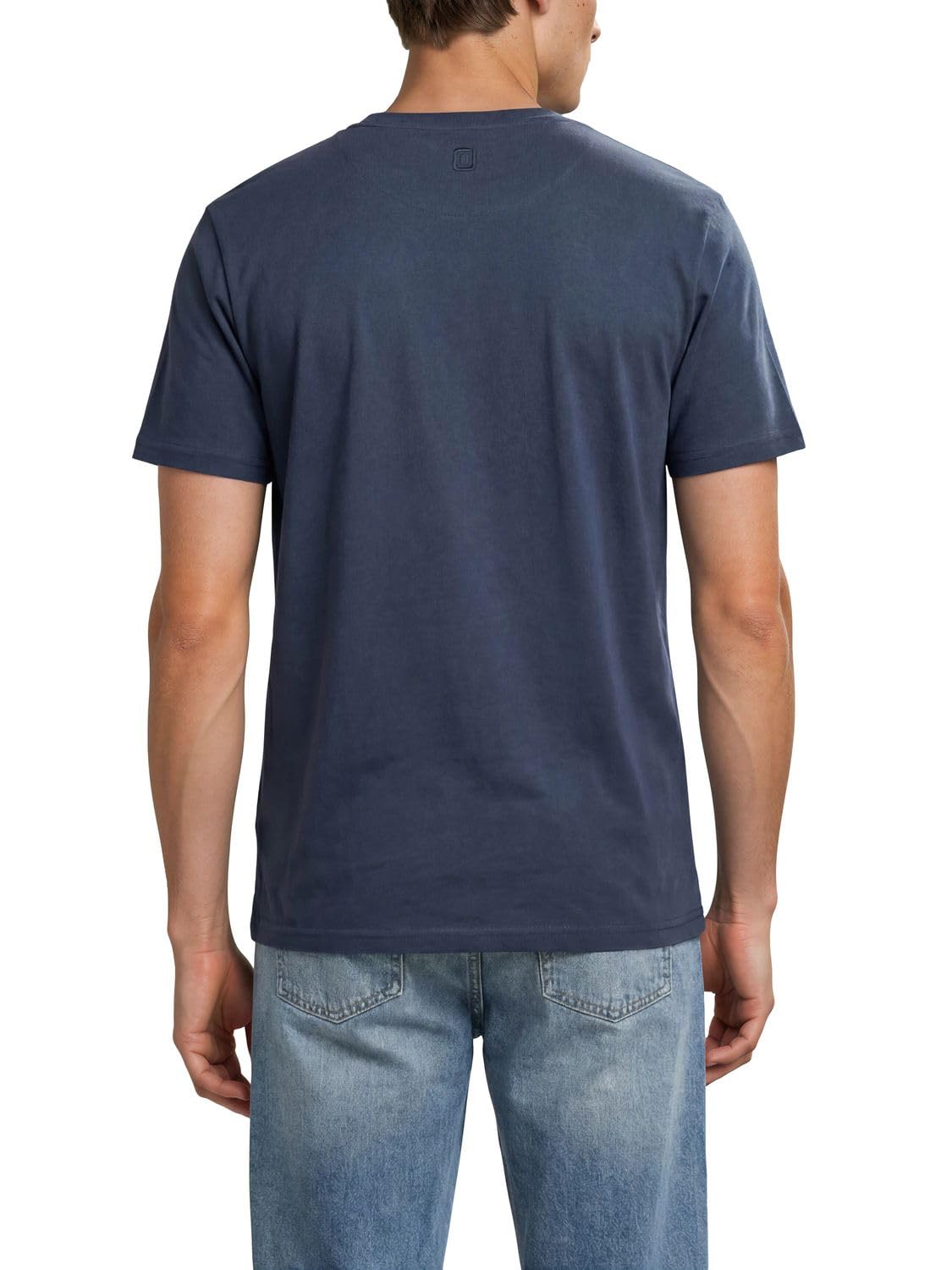 riverso RIVGino 3-częściowy zestaw męskich t-shirtów letnich, regularny krój, okrągły dekolt, krótkie rękawy z logo, kolor czarny, biały, pomarańczowy, szary, niebieski, żółty, zielony, rozmiary S, M
