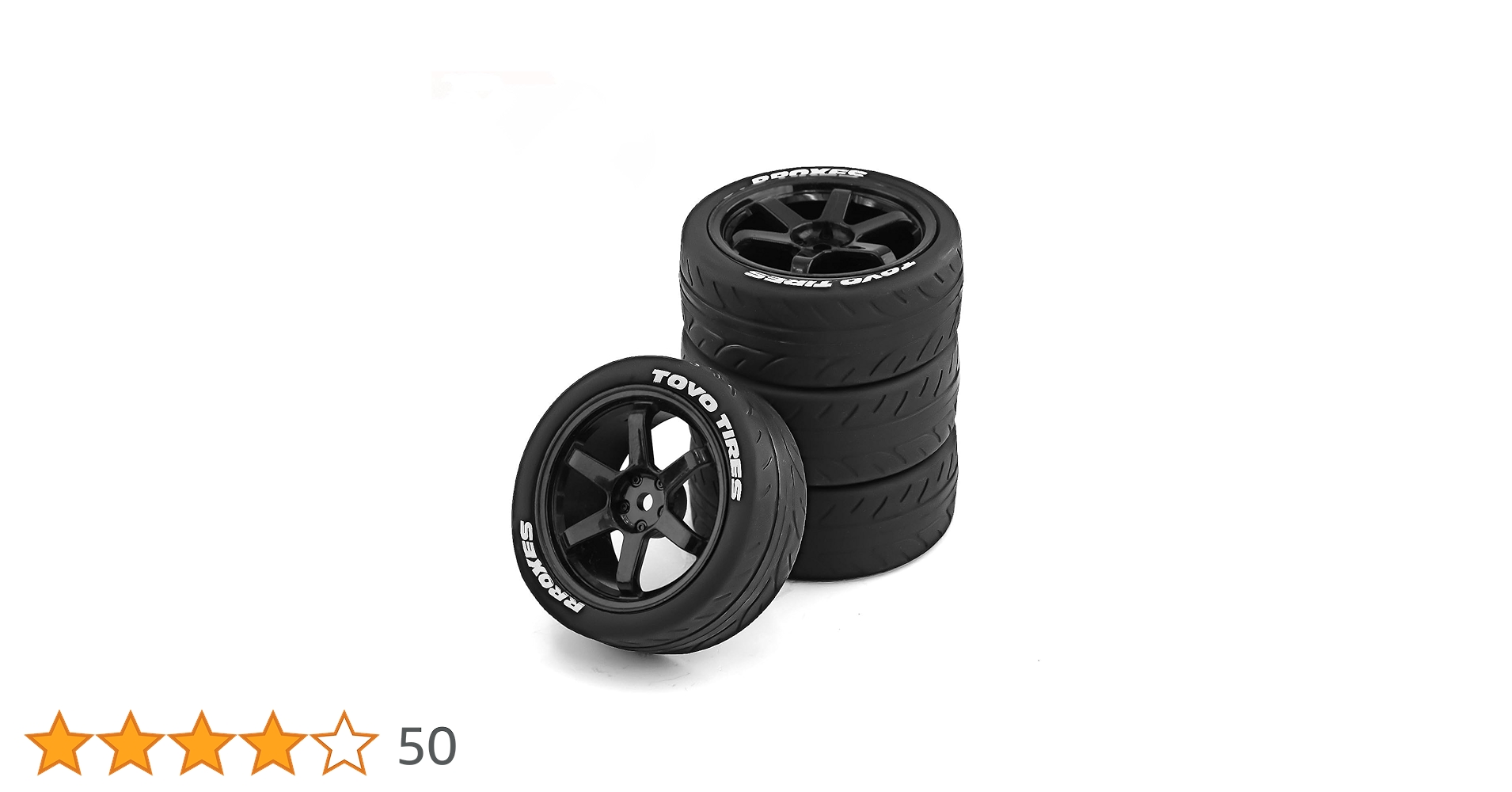 Amazon | Chanmoo 1/10 RC ラリーレーシングタイヤとプラスチック