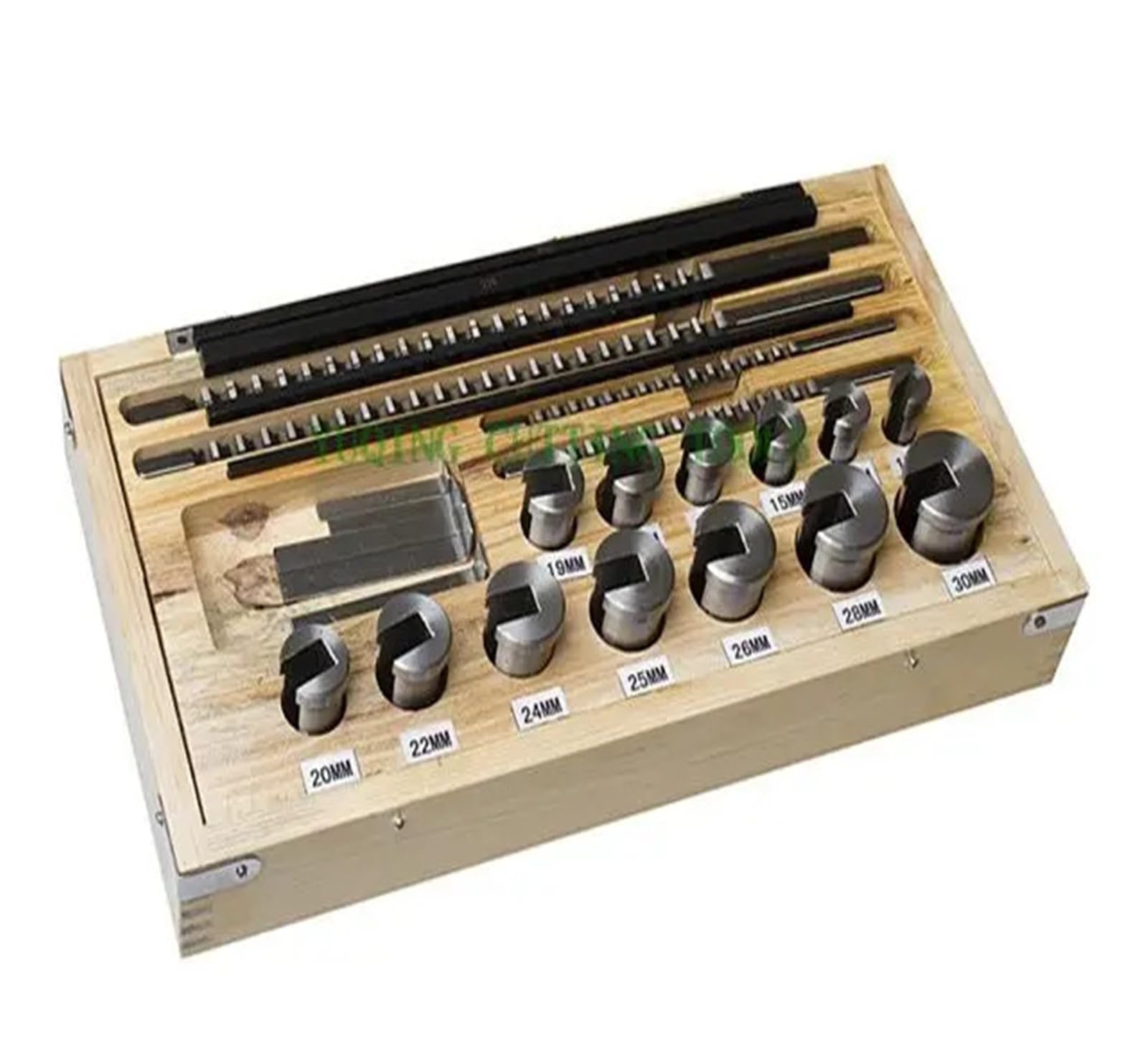 Juego de brochas de ranura de chaveta HSS de acero de alta velocidad métrico con casquillo guía for máquina herramienta de corte CNC para trabajos mecánicos