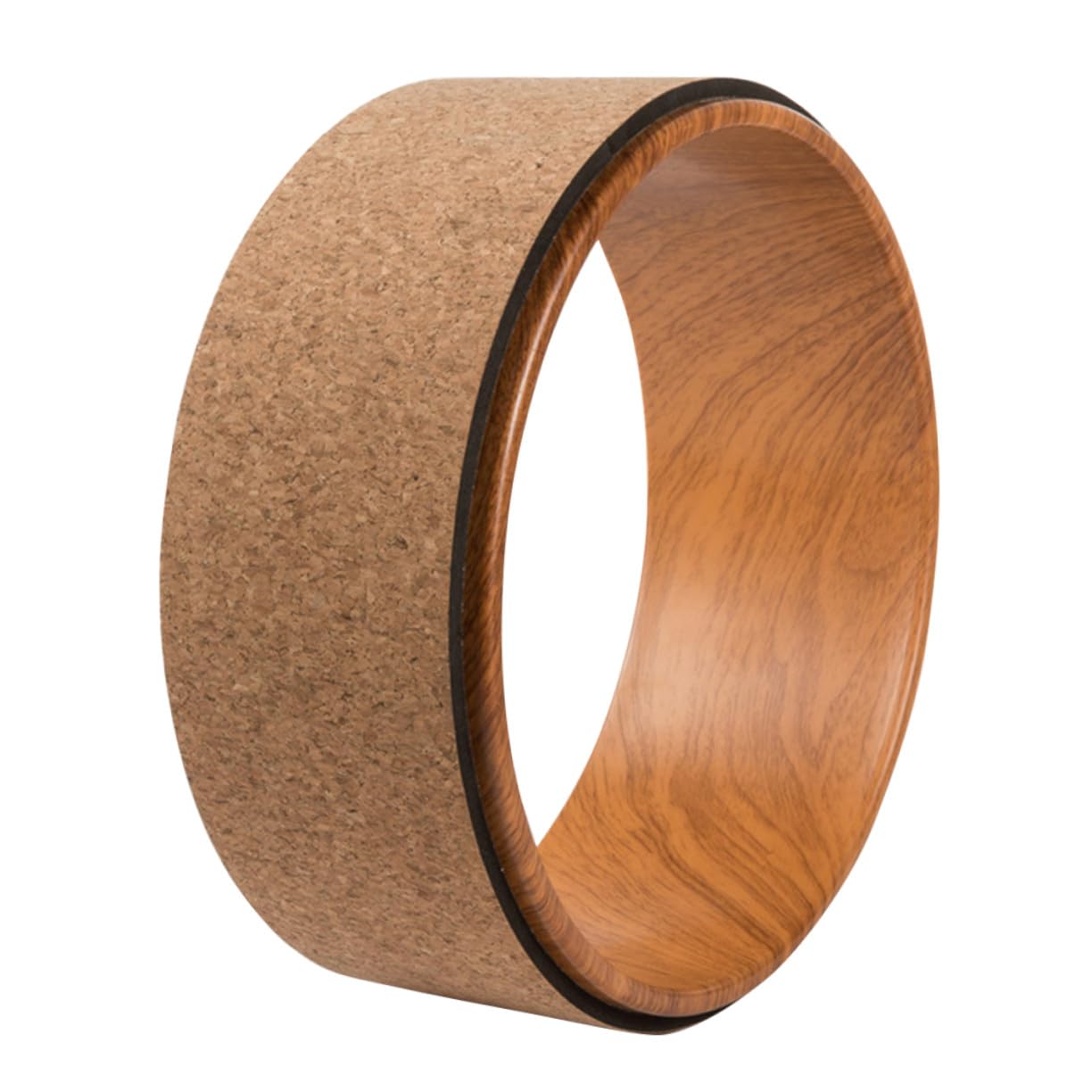BESTonZON Yoga Rad Kork Rutschfester Pilates Ring zur Rückbeuge