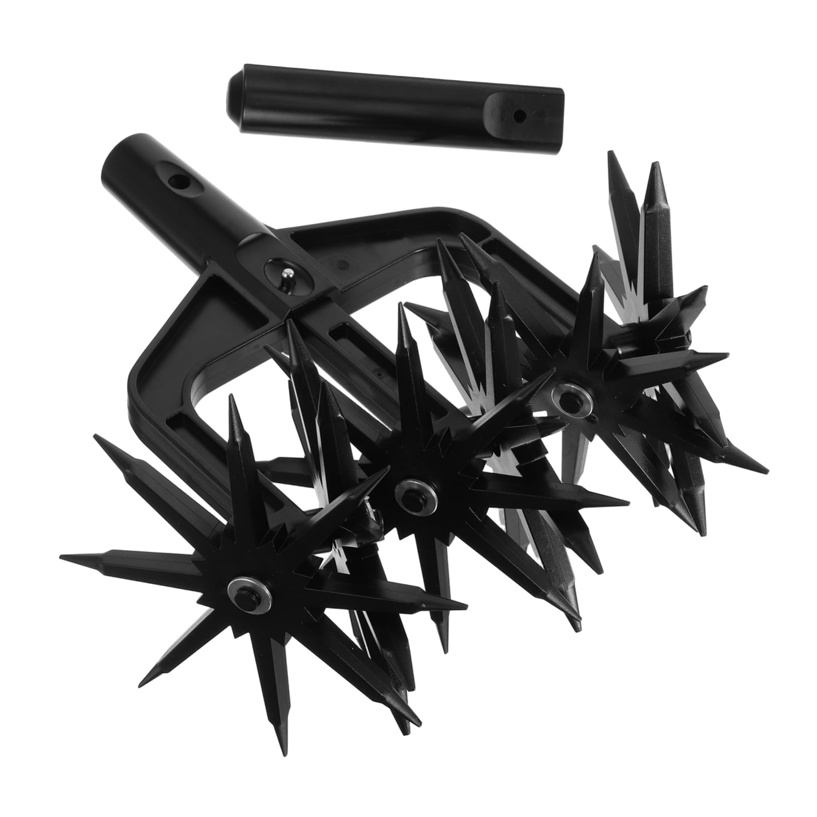 Yardenfun Tiller for Gardening Garden Soil Cultivator Lightweight Easy to Use for Loosening and Mixing Soil