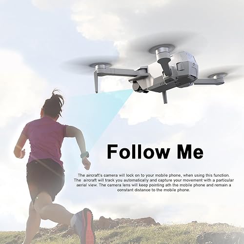 Miniatura 5 de contixo Drones de bolsillo F31 con cámara para adultos 4K UHD Wifi cámara, FPV Quadcopter, plegable, 25 tiempo de vuelo, sígueme, motores sin