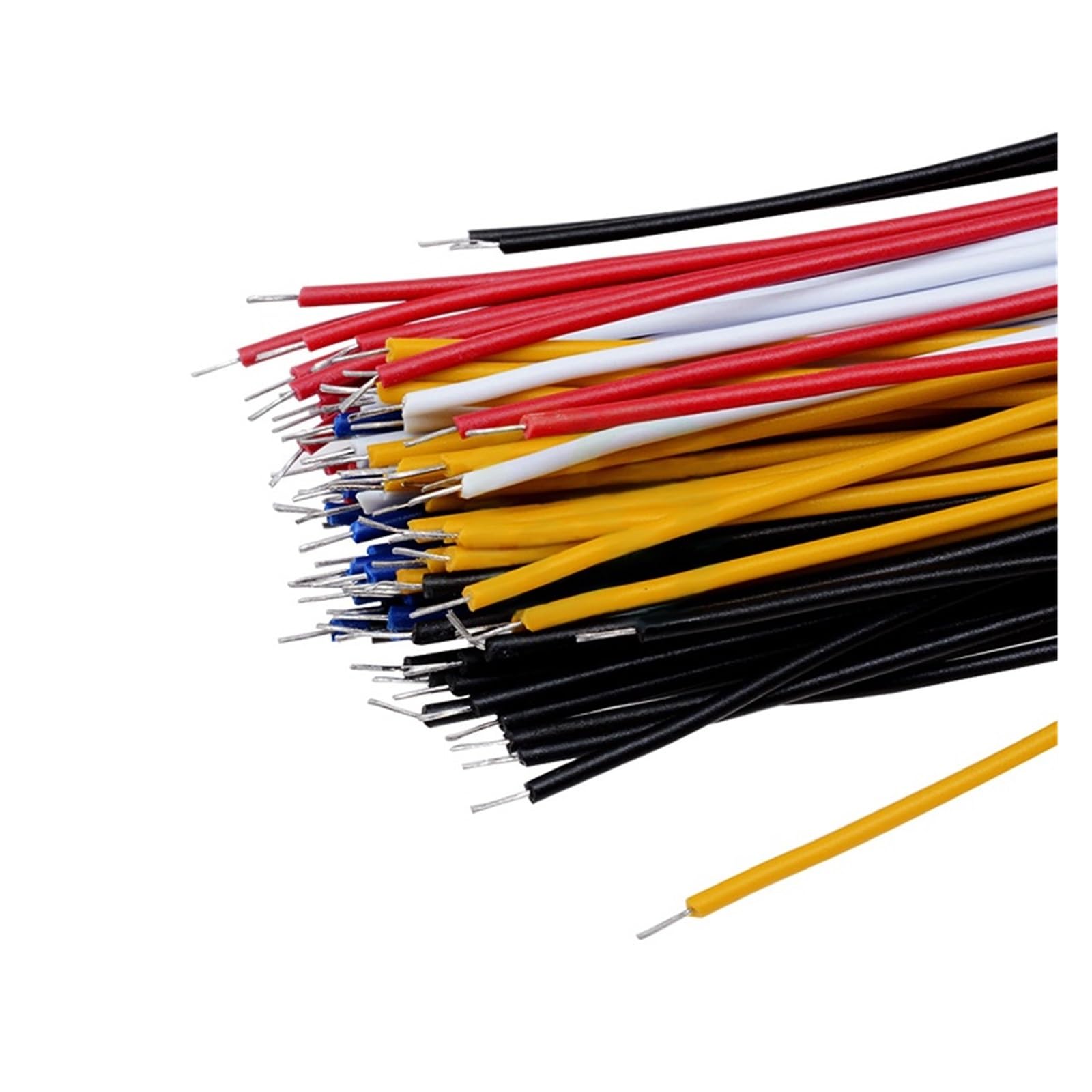 Drut lutowniczy cynowany 26AWG 20 cm wielokolorowy 500 szt.