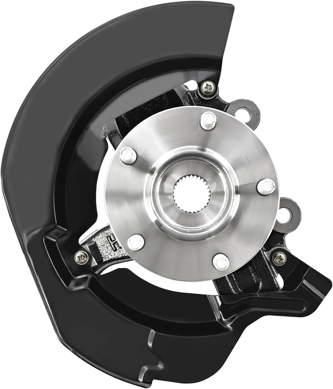 686-380 Front Right Steering Knuckle Assembly Compatible with Mazda 3 2010-2013, Passenger Side Spindle Knuckle w/Wheel Bearing Hub BBM2-33-021C BBM233021C