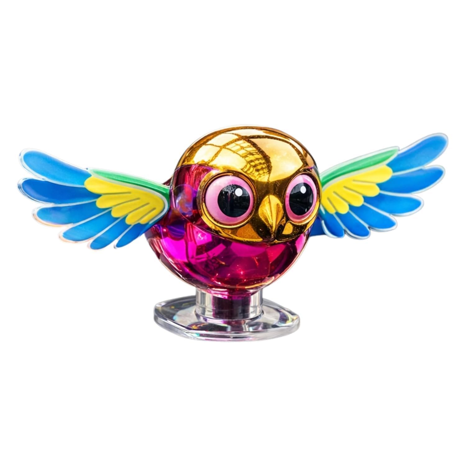 Flying Bird Car & Bike Decoration | Wind-Powered Flapping Ornament | Wind-Powered Wings | Easy Stick | Weatherproof | Car & Bike Decor | Hood & Mirror Mount | Stylish Design-image-34