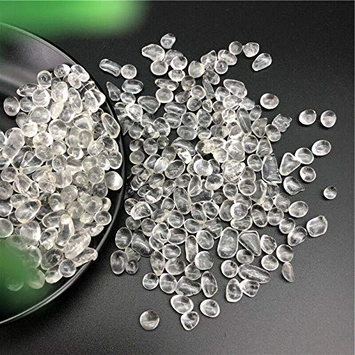 50 g 7-10 mm di Cristallo colorato Ghiaia Bianca for vasi, acquari, Giardini e fontane Raccolta domiciliare