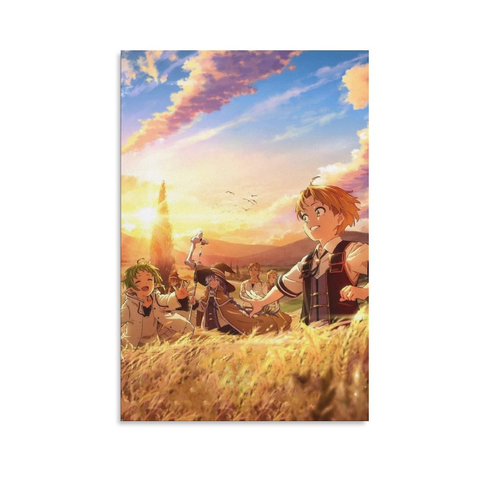 Amazon.com: Mushoku Tensei Jobless Reincarnation Anime 01 Canvas