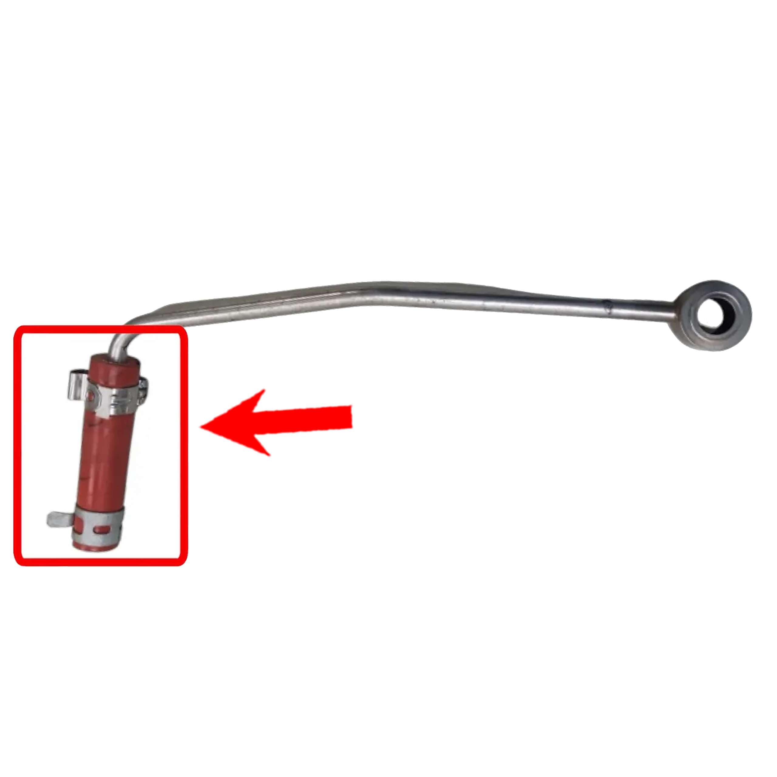 INLY Tubo flessibile del sensore della temperatura dei gas di scarico compatibile con Dacia Duster Lodgy Nissan Cube Qashqai Renault Fluence Grand Scenic Kangoo Laguna Megane