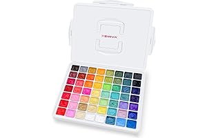 HIMI Gouache Yellow: A 56-Piece Vibrant Gouache Paint Set