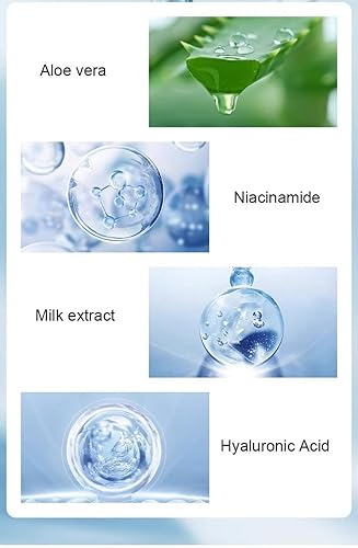 Miniatura 7 de Gel exfoliante de nicotinamida para blanquear instantáneamente, gel exfoliante corporal de limpieza de cuerpo completo, crema de barro, 8.5 fl oz,