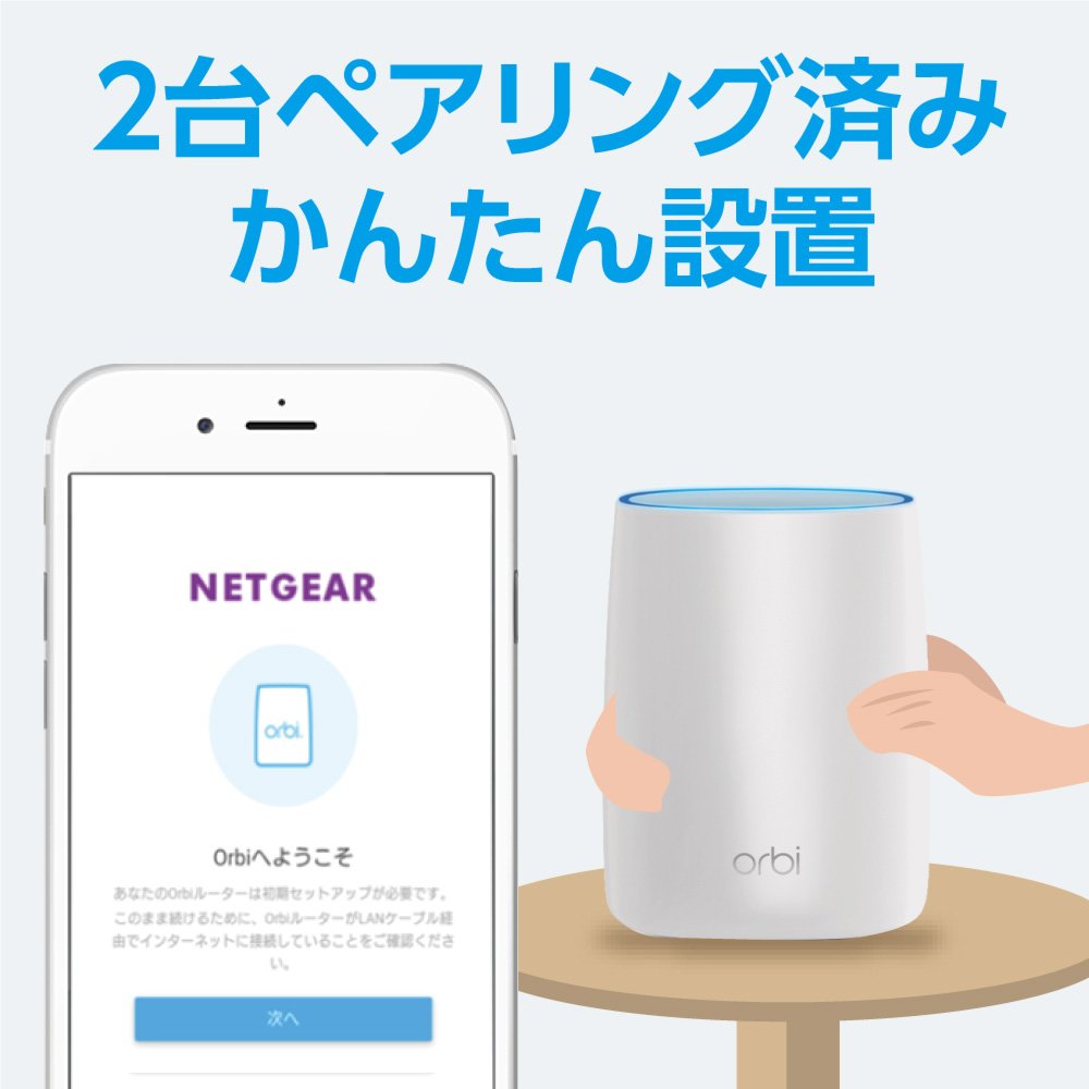 Amazon | 【メーカ生産終了品】 NETGEAR メッシュWiFi無線LANルーター2  