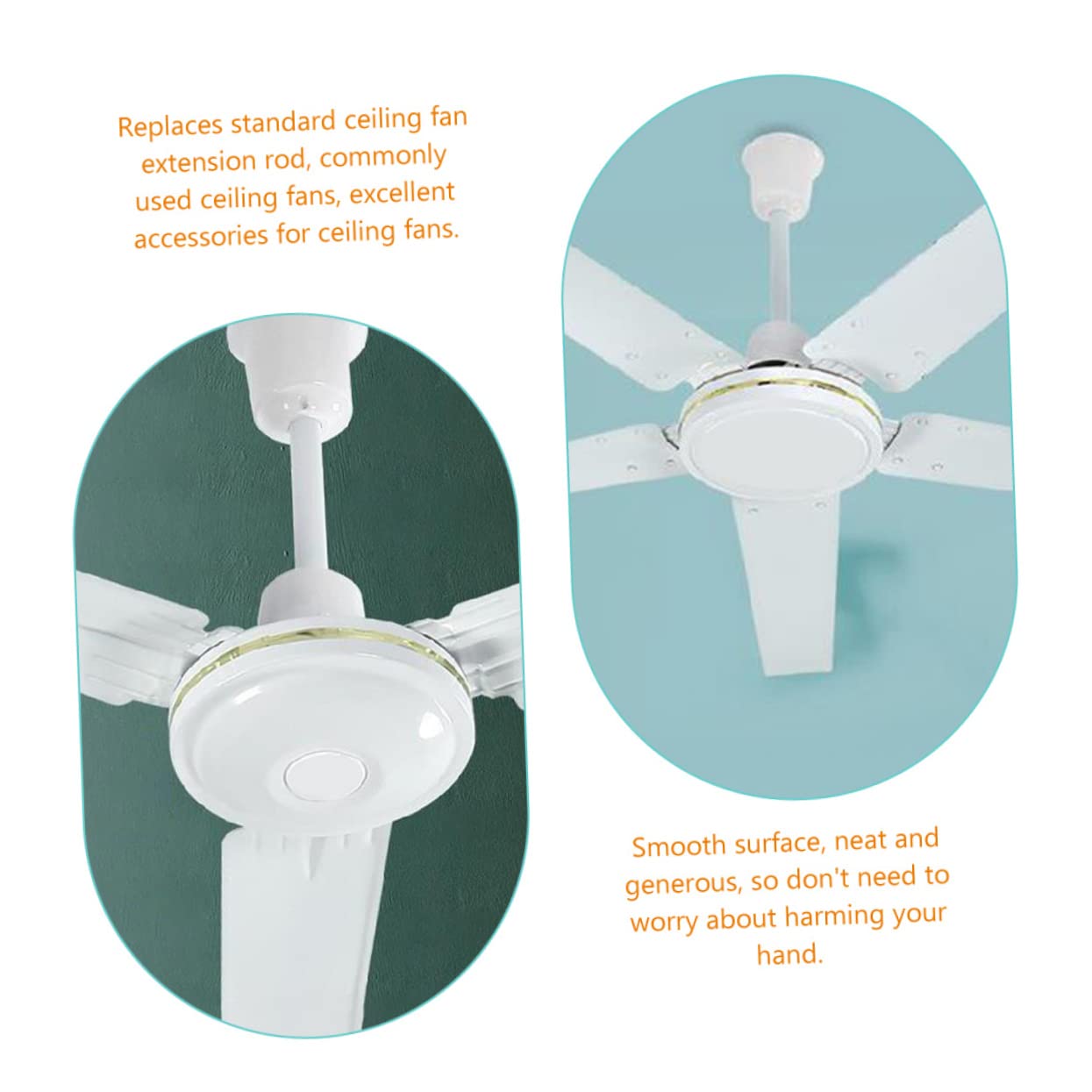 Down Rods For Fans 4 Inch Ceiling Fan Downrods Optimal Downrod Size For Maximum Airflow