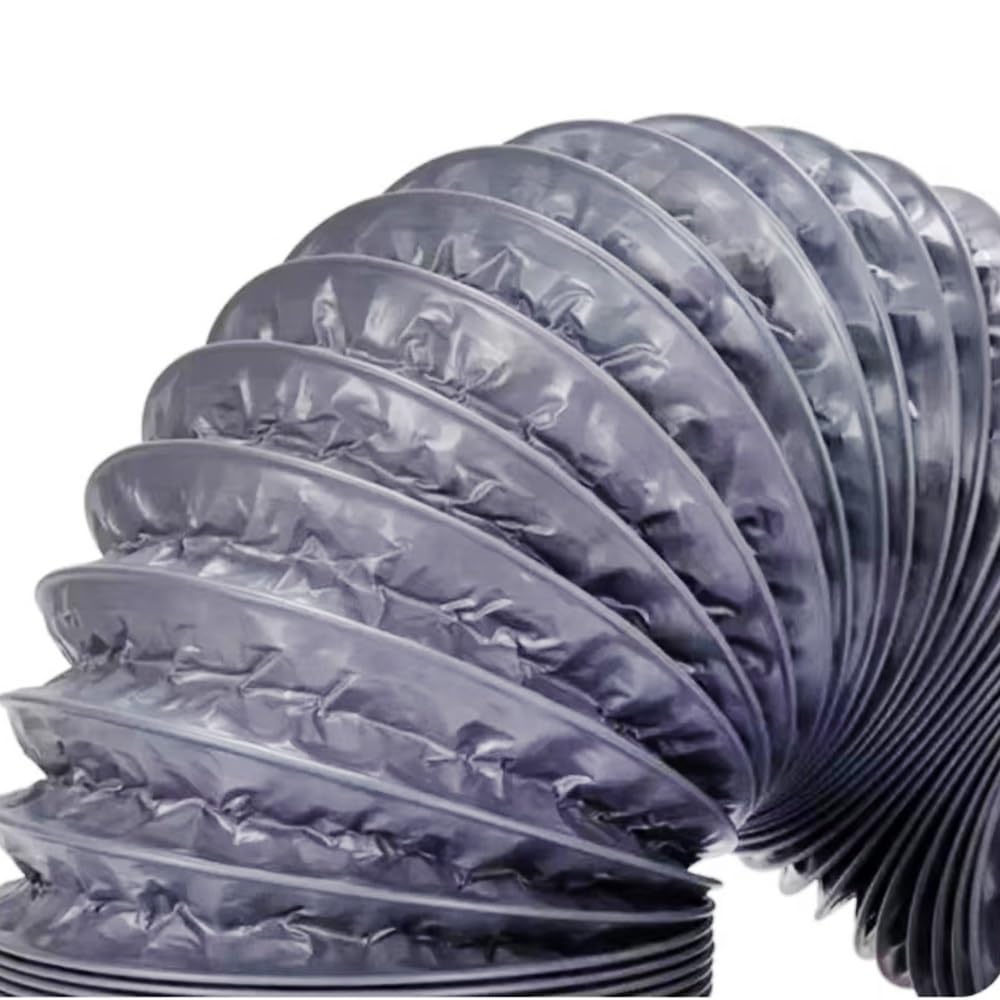 Tubo flessibile per scarico dell'asciugatrice, foglio di alluminio, lunghezza 7 m, diametro 7,6 cm/10,2 cm, ideale per lavanderia e tende da coltivazione