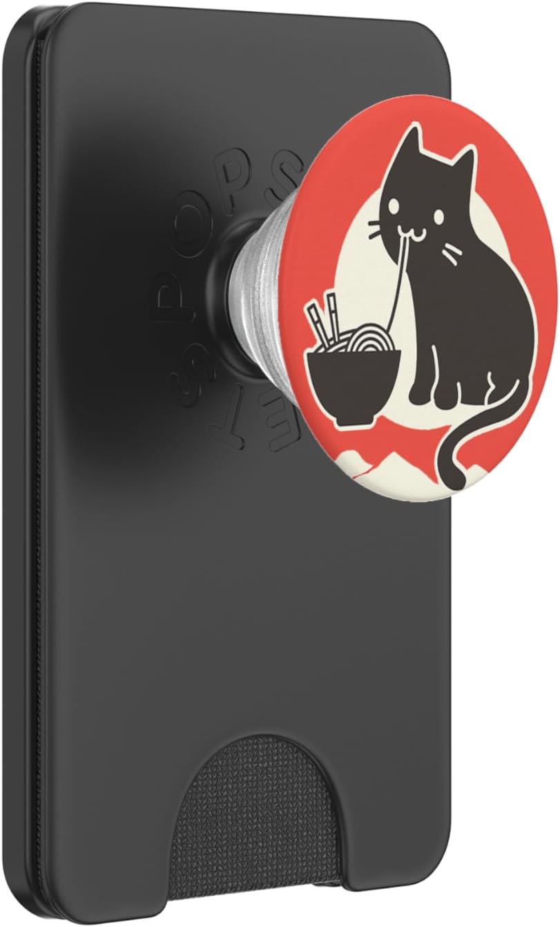 Japanese Kawaii Neko Ramen/Cute Cat Anime Gift PopSockets PopWallet for MagSafe