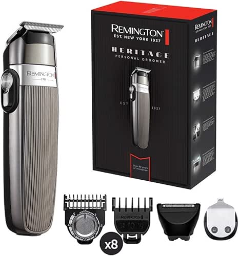 Remington Tondeuse Barbe [Multifonction Cheveux] Heritage (Design Premium Vintage, Précis,