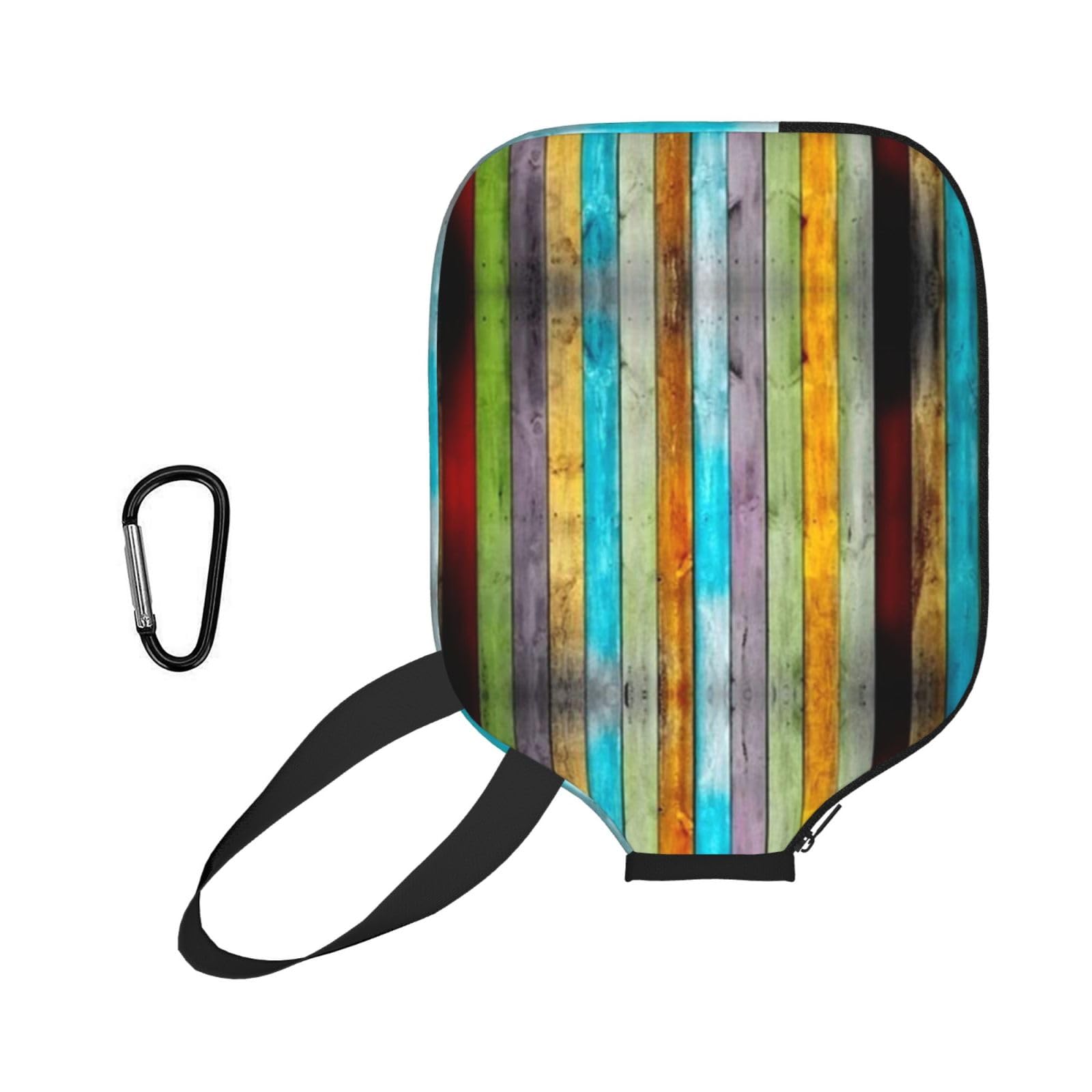 ESNAIUVCD Colorful Wood Board Print