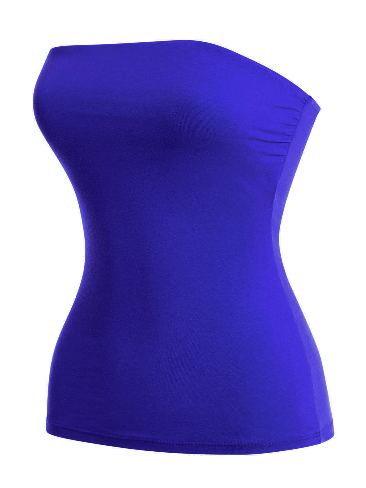 MixMatchy Women's Stretchy Strapless Tube Top Y2K Bandeau Top