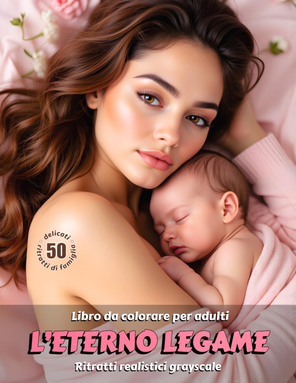 L’ETERNO LEGAME – Libro da colorare per Adulti | Ritratti realistici di Famiglia in scala di grigi | per Relax, Creatività Consapevole: Edizione italiana (Avventure colorate)