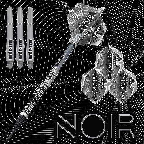 Unicorn Soft Tip Professional Darts Set, Black/silver, 20 g - Image 2