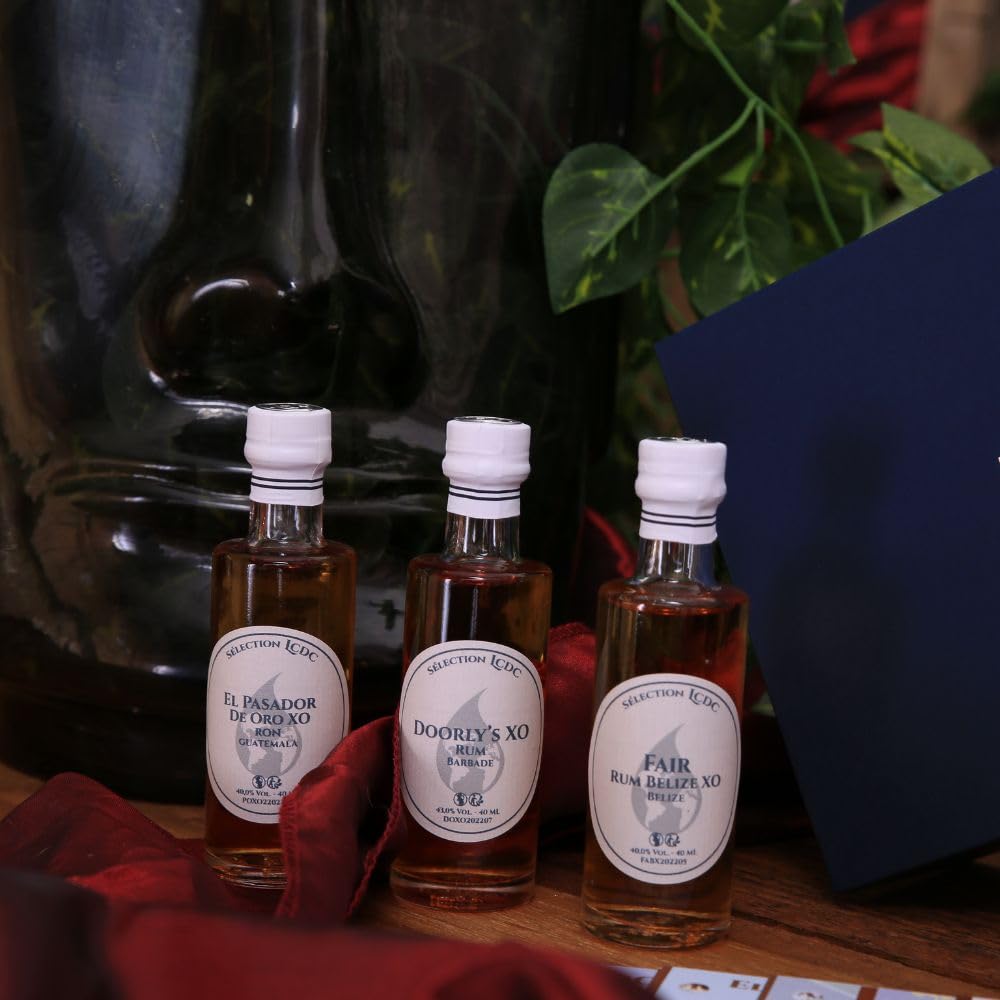 Coffret Dégustation Rhum Selection XO 6 x 40 ml - En Solo Ou En Duo - Ron, Rum, Rhum