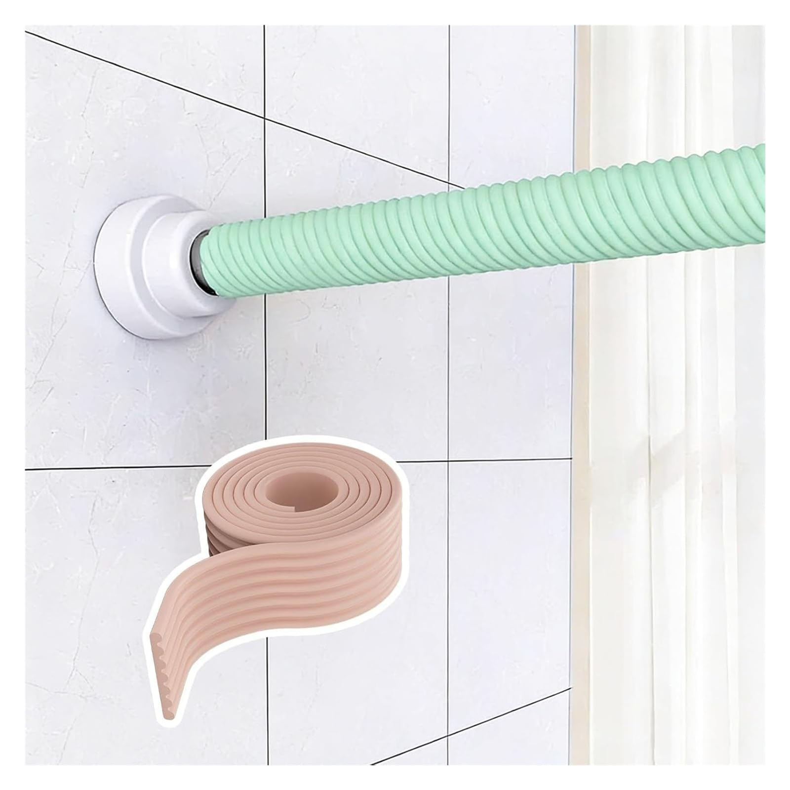 Coussin de colonne auto-enveloppant pour poteau en métal
