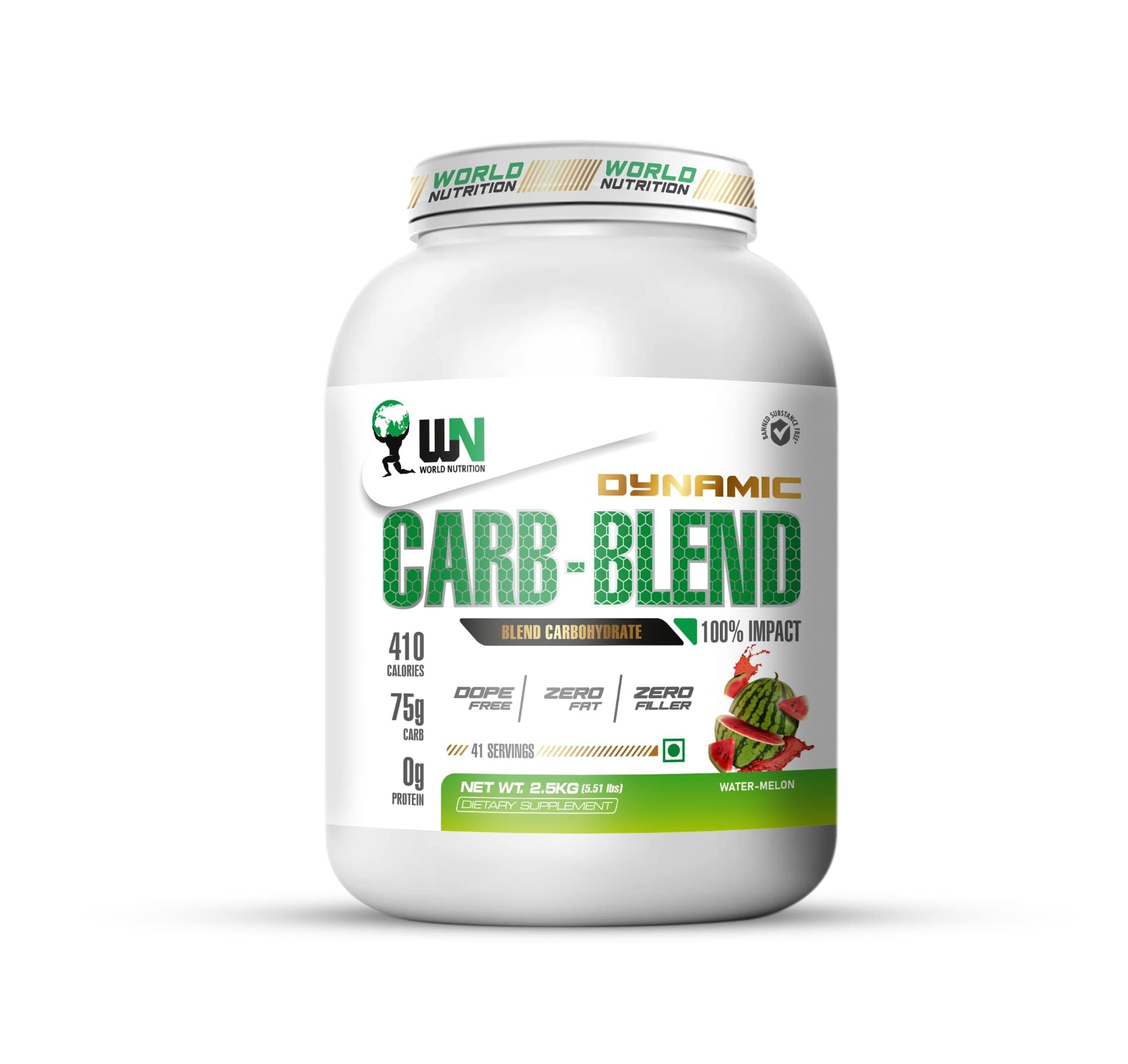 WN World Nutrition Dynamic Carb-Blend | Premium Dope-Free Carbohydrate Supplement for Sustained Energy, Performance, and Recovery | Watermelon Flavor 2.5kg-image-15