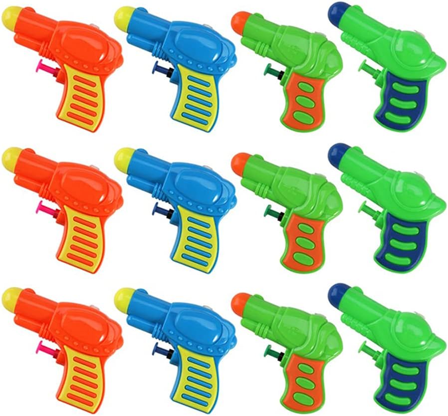 Tomaibaby Water Pistols, 12pcs Water Pistols for Kids, Plastic Water