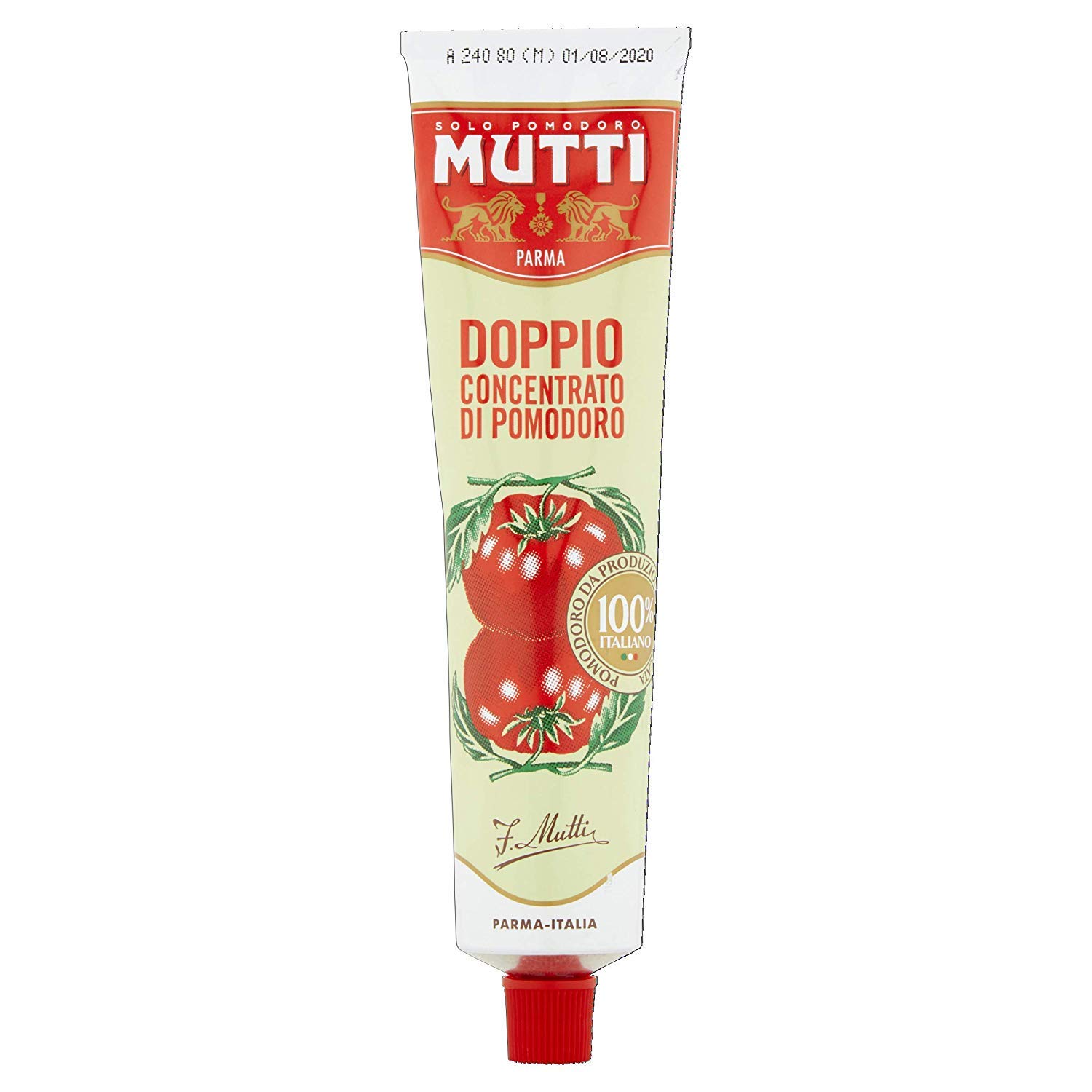 Mutti – Double Concentrate Tomato Puree, Tomato Concentrate, 130g, (Pack of 24)
