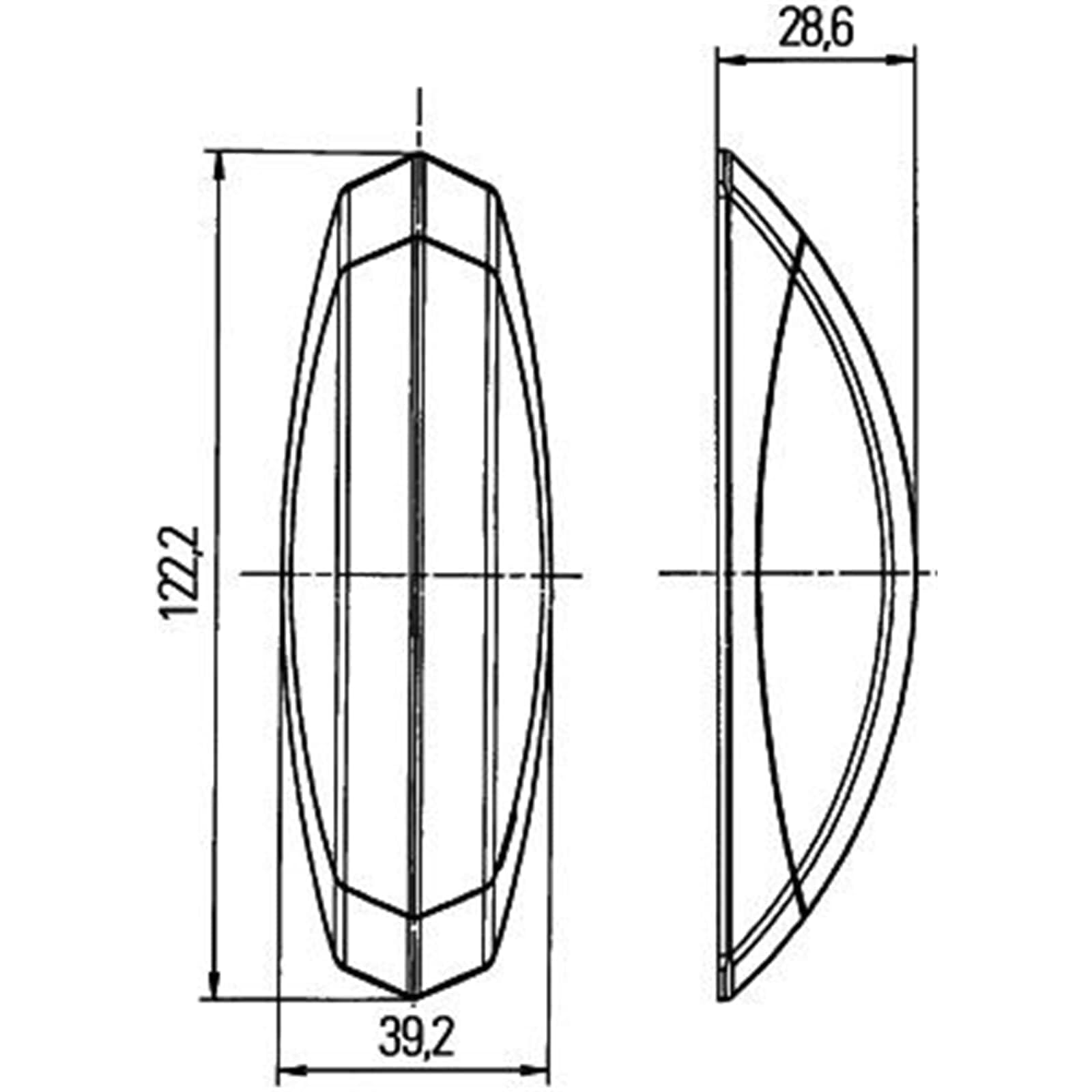 Hella - Outline Light 2XS 008 479-061 Bulb 8GM 002 092-123
